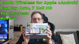 Lamto Wireless for Apple +Android CarPlay Auto, 7 Zoll HD Touchscreen  Review