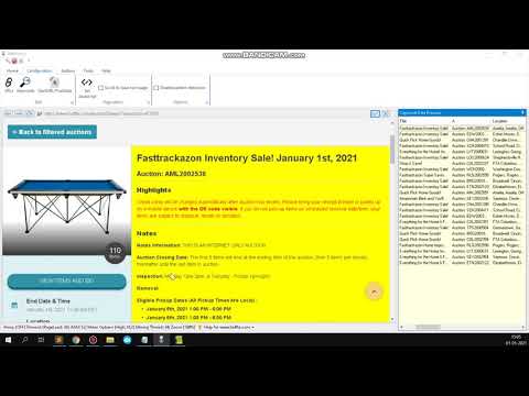 Scraping Bidfta Website Option 1 Direct Method