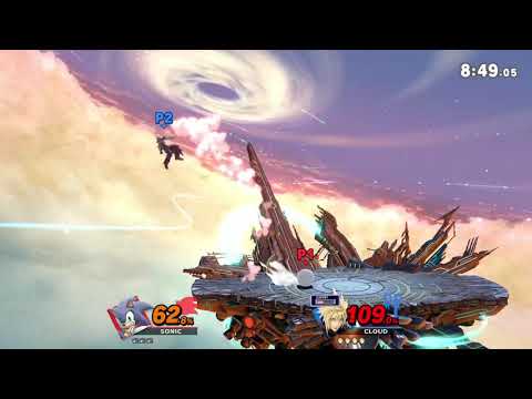 Super Smash Bros. Ultimate - Cloud vs Sonic