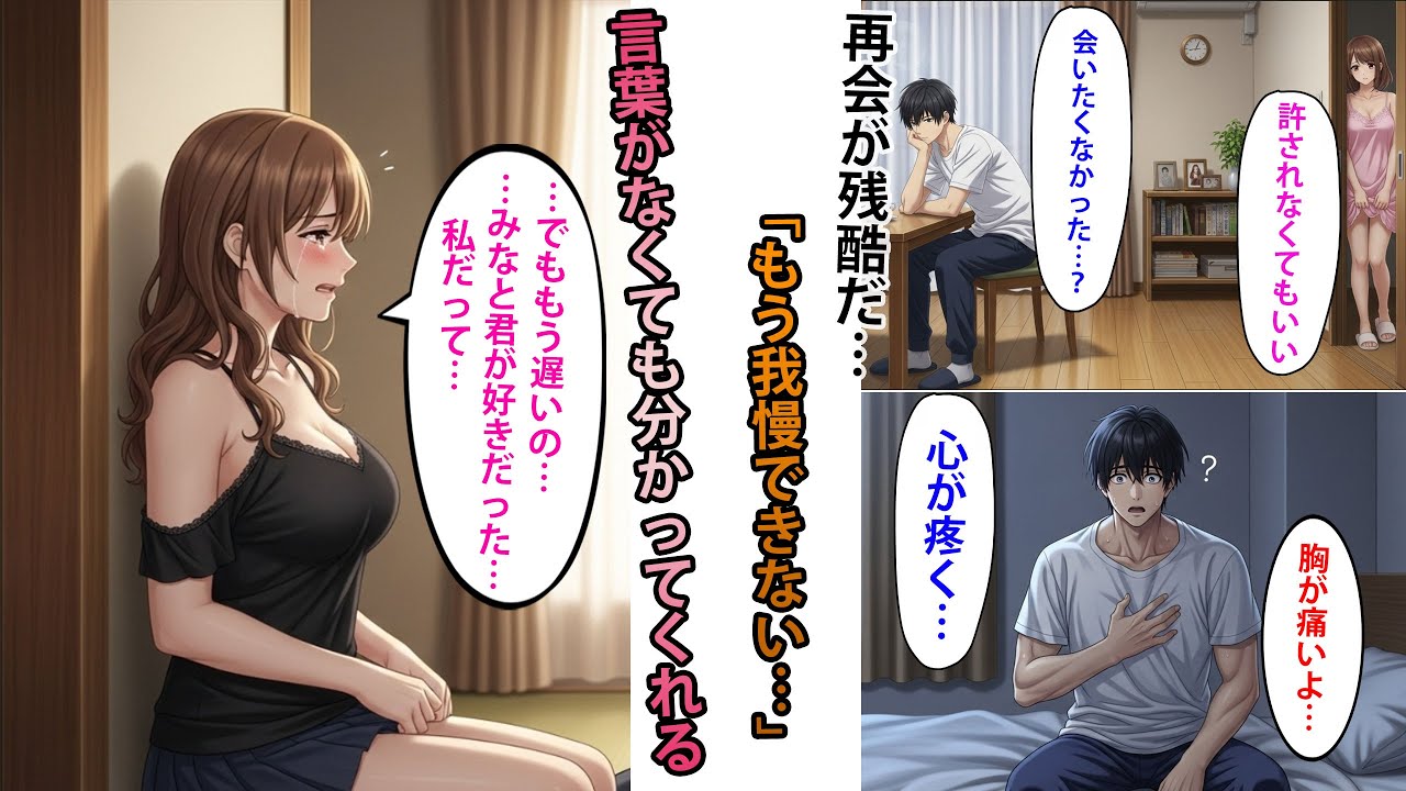 【漫画】父の再婚相手が大学時代に一番好きだった彼女。家族と呼ばれるたび、理性が壊れそうになる俺…