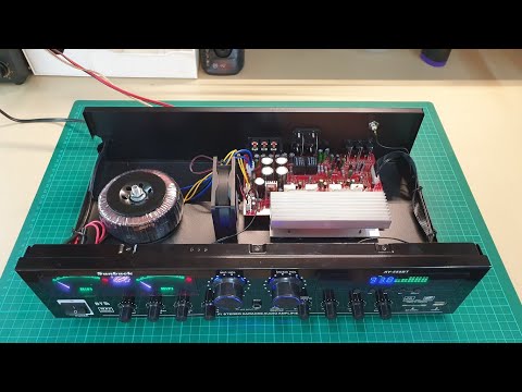 Sunbuck AV-555BT Karaoke Amplifier 4000W? Что внутри? Посылка с АлиЭкспресс