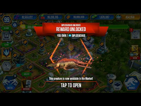 NEW UNLOCK DIPLOSUCHUS MAX LEVEL 40 | HT GAME