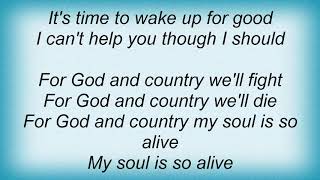 Smashing Pumpkins - For God And Country Lyrics