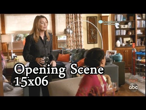 Grey's Anatomy 15x06 Opening Scene Meredith and Maggie - Bailey  Talk about The Day Of the Dead