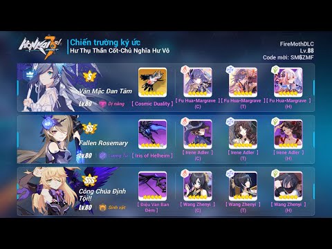 [HI3 SEA] 46608pts+ - SSS Husk Nihilus - MA Exalted - AE (S0) FR (SS1 PRI 55) PV Fuxi (2*)