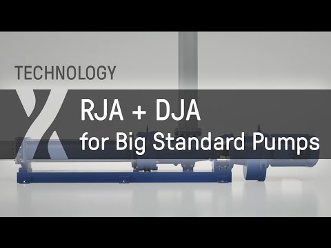 Maintenance Technology: Big standard pumps - Rotor Joint Access (RJA) + Drive Joint Access (DJA)