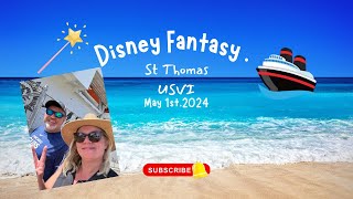 Disney Fantasy St Thomas . Coki Beach, Pier Runners and more