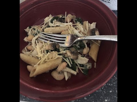 Pasta with Greens, Beans, and Chicken