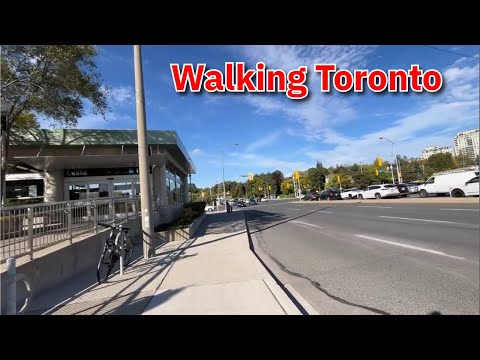 Walking Leslie Street in North York Toronto 10/10/2025