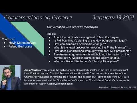 Conversation with Aram Vardevanyan (Ep #41) - 01/13/2021