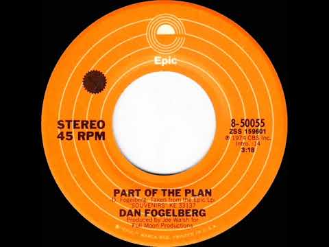 1975 HITS ARCHIVE: Part Of The Plan - Dan Fogelberg (stereo 45)