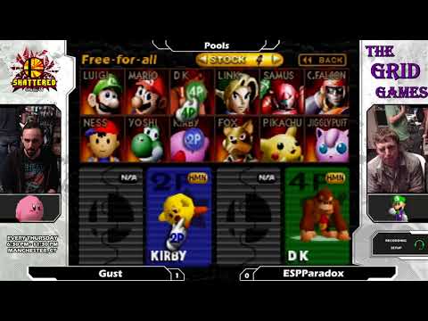 Smash 64:  Gust (Kirby) V ESPParadox (Luigi/Falcon) - Shattered 109 Tournament SSB64