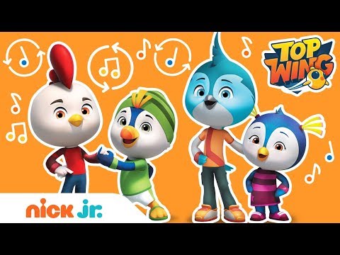 Top Wing Theme Song in Different Languages Ft. Spanish, Portuguese, & More! 🌍 | Top Wing | Nick Jr.
