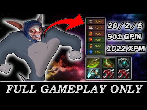 Double Enemy Networth 20 Kills 901 GPM, 1022 XPM - Full Gameplay Meepo #133