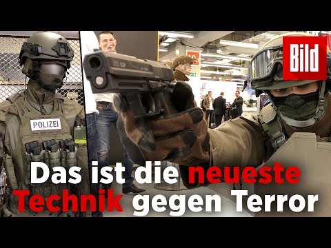 BILD auf der Messe für polizeiliche Spezialkräfte