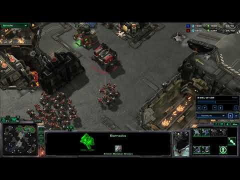 Starcraft 2 - Custom Melee Terran vs Terran (AI - Medium) - #Gamereplay #st2 #starcraft2 #starcraft