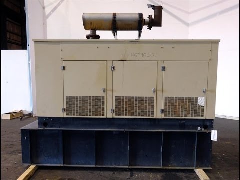 Used- Generac 125kW standby diesel generator set - Stock # 45490001