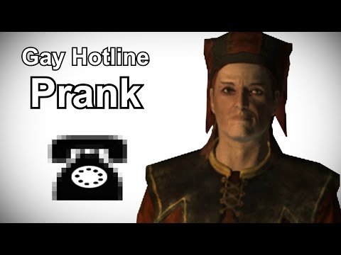 Cicero Calls the Gay Hotline - Skyrim Prank Call