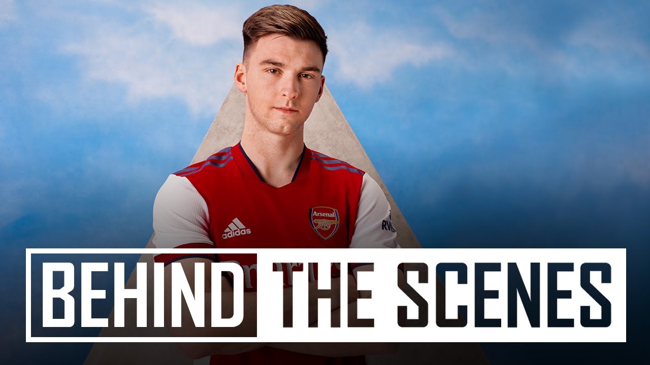 Behind the scenes at the 2021/22 Arsenal x adidas home kit shoot