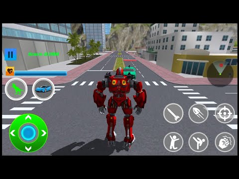 Dino Robot Car Robot Games - Android Gameplay Part 2
