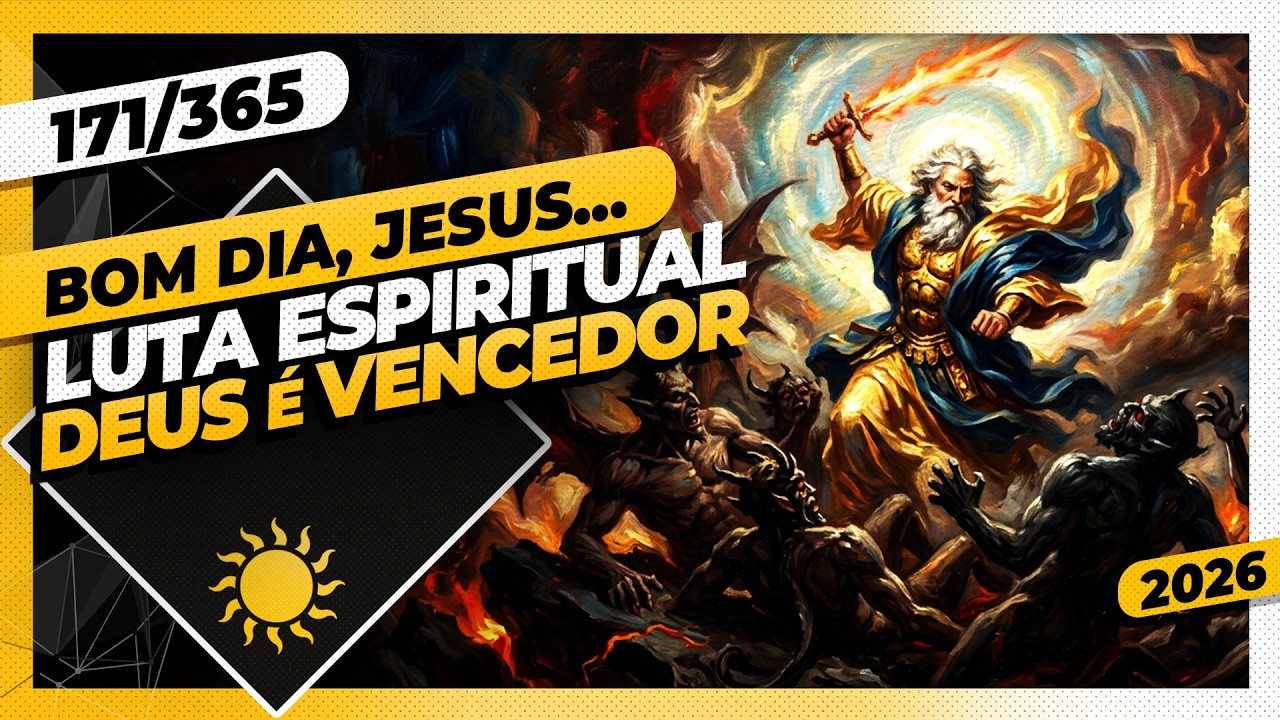 LUTA ESPIRITUAL: DEUS É VENCEDOR - Bom dia, Jesus! 171/365 (2026)