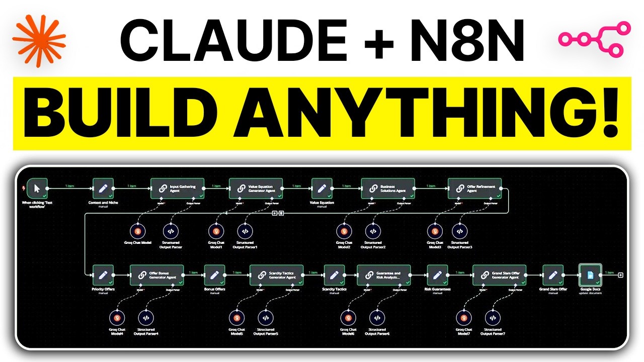 How to INSTANTLY Build AI Agents in N8N with Claude