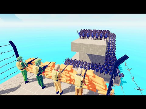 Army vs 200 Units - Totally Accurate Battle Simulator TABS
