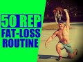 50 Rep Leg (and Fat!) Torching Kettlebell Workout | Chandler Marchman