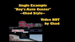 Jingle Example: Roy's Auto Center - 2 Versions (Chad Style & Bluegrass)