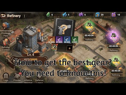 Ultimate Guide New Refinery & Gear in Doomsday Last Survivors