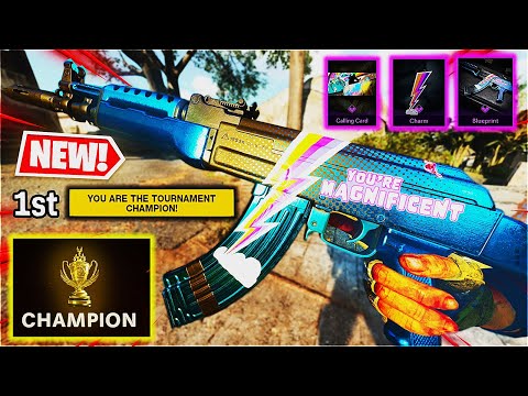 NEW 2v2 CHAMPION GUNFIGHT TOURNAMENT REWARDS! AK47 "MAGNIFICENCE" COLD WAR Warzone Rewards - Best AK