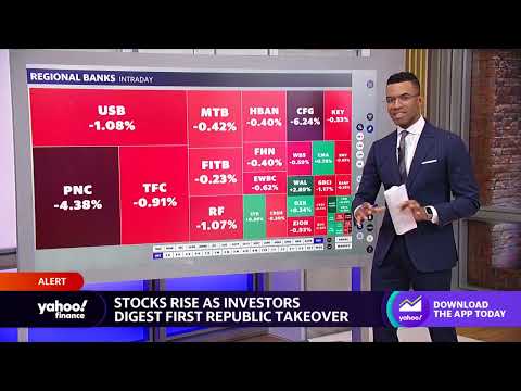 Stocks rise as investors digest JPMorgan’s acquisition of First Republic Bank