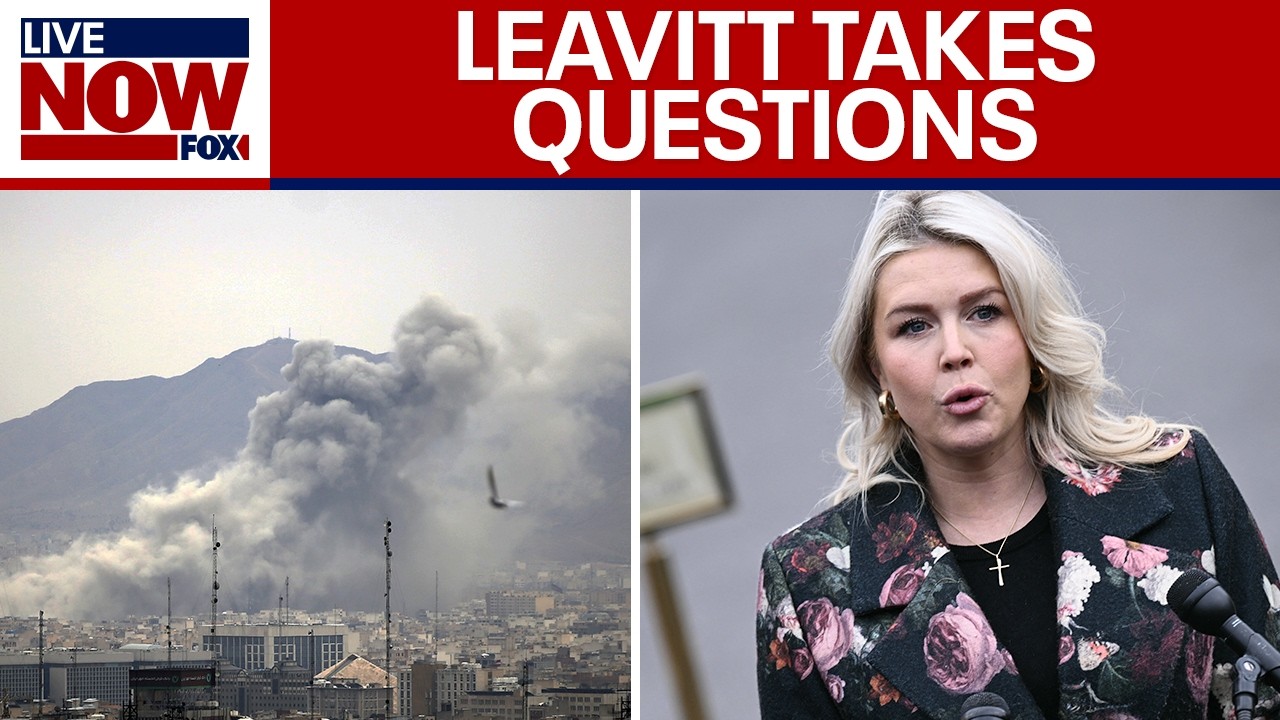 White House Press Secretary Leavitt speaks to reporters amid Iran conflict