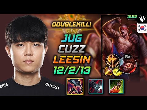 Cuzz Jungle Lee Sin Build Goredrinker Conqueror - Lee Sin Jungle vs Wukong - LOL KR 12.23