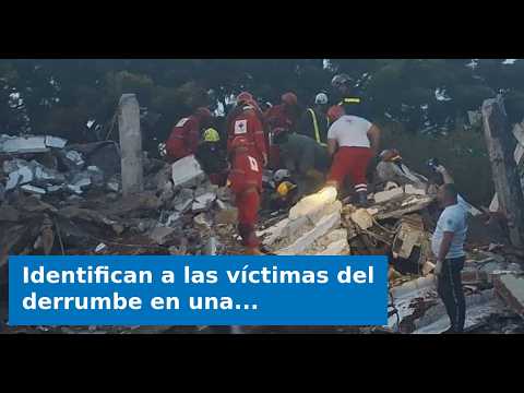 VIDEO: Identifican a las víctimas del derrumbe en una antigua escuela en Remedios
