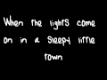 Sleepy Little Town by JT Hodges Lyrics 