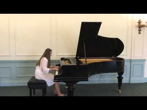 eMuse competition video - Sabrina Kotovets, piano, 14 years old - USA