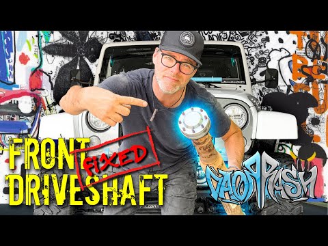 Jeep Front Driveshaft - FIXED with the Teraflex Rzeppa High Angle CV Joint