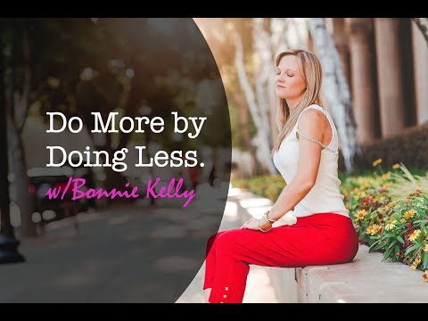 Doing Less to Do More - How to be MORE productive while doing Less?