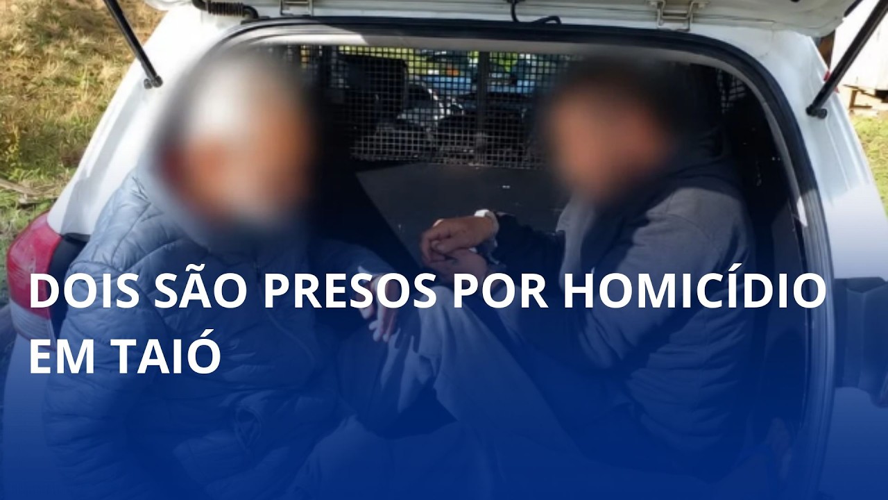 Dois são presos por homicídio em Taió. Investigação conclui que eles mataram ex-policial