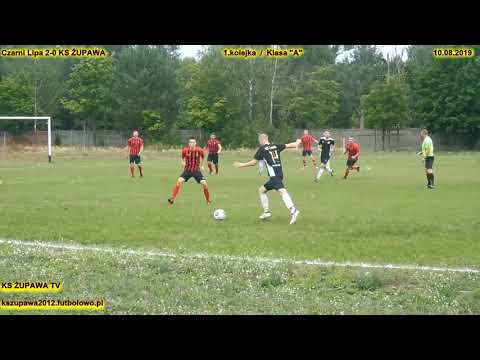 Skrót meczu: Czarni Lipa - KS Żupawa (10.08.2019) Klasa "A" / 1 .kolejka