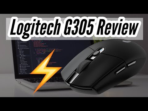 Belaidė pelė žaidimams Pelė Logitech G305 Lightspeed, mėlyna video