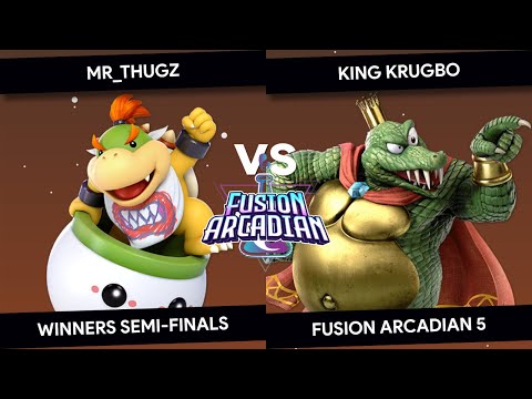 Fusion Arcadian 5 - Mr_Mugz (Bowser Jr.) vs Krugbo (King K Rool) - Winners Semi-Finals