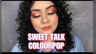 SPRING MAKEUP DAY VS NIGHT NEW  COLOURPOP SWEET TALK PALETTE