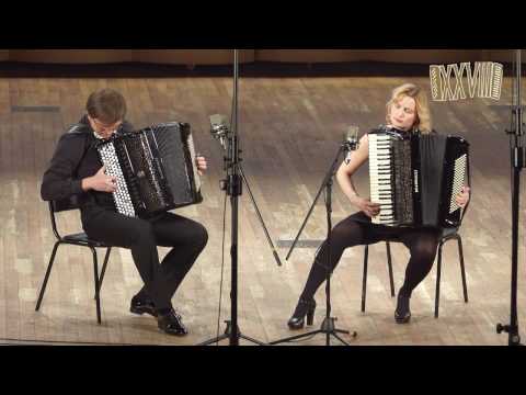 G.HERMOSA Anantango for accordion duo - Alexander Selivanov and Julia Amerikova / ХЕРМОЗА Анантанго