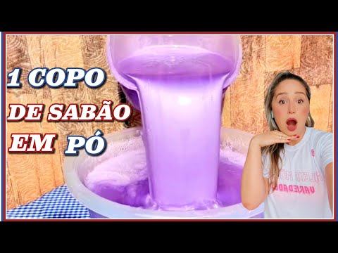 🥰COM 1 COPO AMERICANO DE SABÃO FIZ 10 LITROS DE SABÃO LÍQUIDO DE SABÃO LÍQUIDO LAVA ROUPAS PERFUMAD😱
