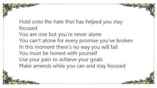 Hatebreed - You&#39;re Never Alone Lyrics
