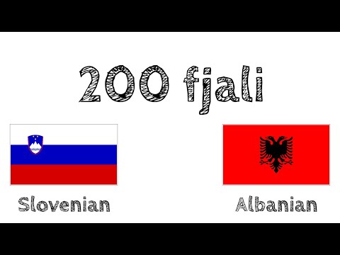 200 fjali - Sllovenisht - Shqip
