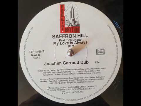 Saffron Hill Feat  Ben Onono – My Love Is Always (Joachim Garraud Remix)