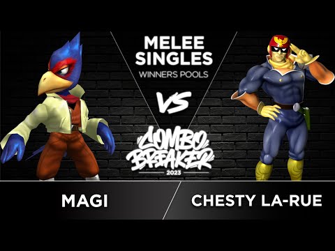 Magi (Falco) vs Chesty La-Rue (Captain Falcon) - Melee Singles Winners Pools - COMBO BREAKER 2023